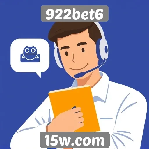 Opções de atendimento ao cliente no site 922bet6