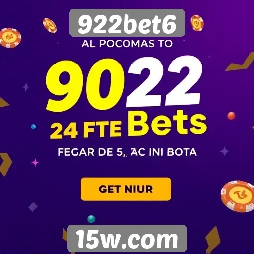 Ofertas promocionais disponíveis no 922bet6